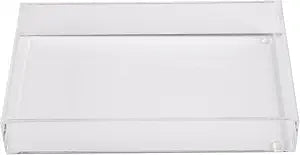 Karma, Acrylic Guest Napkin Holder for Table & Kitchen - Paper Napkin Dispenser for Home & Outdoor Dining, Clear