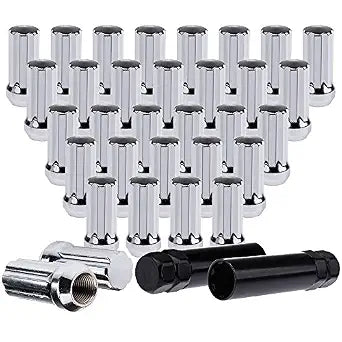 SCITOO 9/16" 2"(50.8mm) Length Lug Nuts for Dodge, for Ford, for Ram