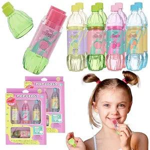 8pc Pop Gloss - Novelty Soda Fruity Flavored Lip Balm Set-Cute