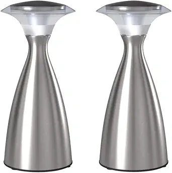 LIGHT IT! By Fulcrum, 24415-130 Lanterna Lux, Satin Nickel, 2 Pack