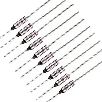 BOJACK SF152E SEFUSE 10A 250V Thermal Fuses 157 Degrees Celsius Thermal Cutoffs (Pack of 10)