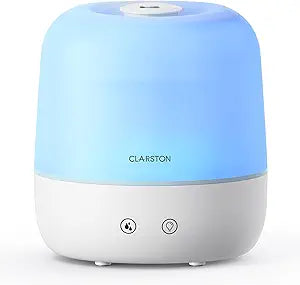 Clarston Humidifiers for Bedroom, 2L Cool Mist Humidifier, 24dB Quiet Sleep