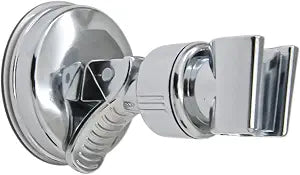 Adjustable Shower Head Holder 1pcs Removable Suction Cup Bracket for Handheld Shower, Wall-Mounted No-Drill Showerhead Holder for Bathroom (Silver)