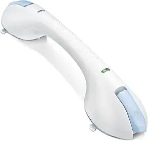 Suction Grab Bar 17.5", No Drill Removable, Shower Safety for Seniors