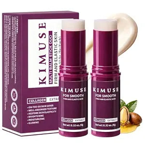KIMUSE Multi Balm Stick, Collagen Moisturizing Stick for Face, Eyes & Neck