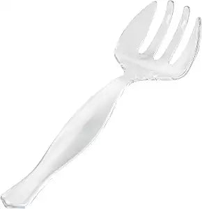 Restaurantware Clear Plastic Serving Fork, 8.5 In, 10 Pack