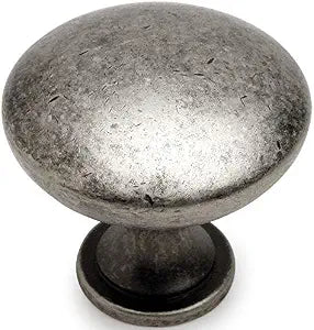 Cosmas 10 Pack 5305WN Weathered Nickel Traditional Knob 1-1/4 Inch Diameter