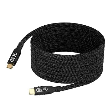 USB c 3.2 gen 2 Data Transfer 20 Gbps Cable 10ft/3musbc Nylon Long Fast Charging Cable 240 watt,USB c 4K Video Cable Compatibile laptops, Smartphone, Monitor.