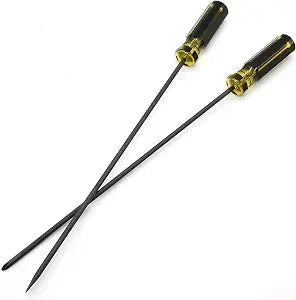 2Pcs 39cm Long Screwdriver Set, Phillips and Slotted Set (Black)