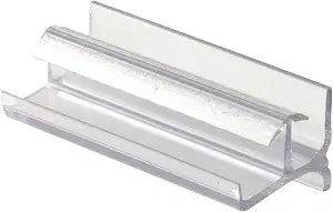 Prime-Line M 6144 Tub Enclosure Bottom Guide, Workright Products, Clear Plastic, Snap-In (Single Pack)