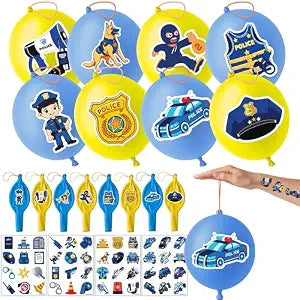 72 PCS Police Party Favors Pack for Boys Girls