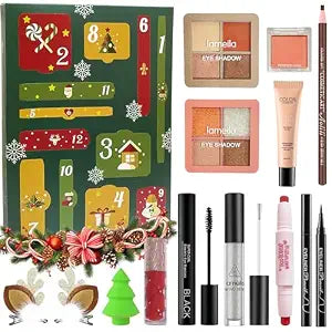 Makeup Advent Calendar 2026, 12 Days Christmas Makeup Gift Set for Women & Teens, Makeup Set Christmas Countdown Calendar, Make up Set for Girls, Holiday Surprise Make Up Kit for Women Full Kit