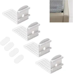 4PCS Bed Sheet Holders Grippers���Fitted Sheet Holder,Sheet Holders ���White���