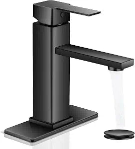Black Bathroom Faucet Single Hole RV Sink Vanity Faucet