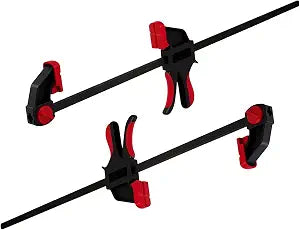 24-inches Bar Clamps for Woodworking 2-Pack, Quick-Release Wood Clamps,150LB Load Limit, for DIY Projects & Cabinet Installation