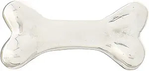 MARIPOSA DOG BONE NAPKIN WEIGHT | SILVER | BRILLANTE | GIFTS | NAPKIN WEIGHTS | RECYCLED SANDCAST ALUMINUM | HANDMADE IN MEXICO