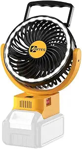 ohyes 5IN Jobsite Fan Fit For DeWALT 20V Max Battery