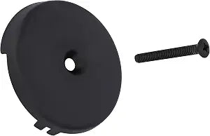 PRIMSOPH One Hole Overflow Faceplate Tub Drain Trim Kit Conversion Kit Assembly Universal Fine Coarse Thread Replacement Matte Black