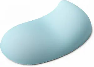 Ergonomic Mouse Wrist Rest Pad, Small Gel Mouse Keyboard Support Cushion Non-Slip Base, for Easy Typing and Wrist Pain Relief Office Computer, Laptop, PC Gaming (Blue)