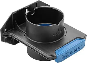 Rockler 4" Ready-Mount Self-Cleaning Blast Gate - High Airflow System