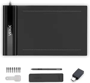 VEIKK S640 Drawing Tablet, 6x4 Inch Digital Graphics Tablet
