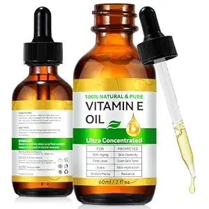 flasture Vitamin E Oil 75,000 IU ��� 100% Pure Natural Vitamin E for Skin, Face, Hair, Scars ��� Deep Moisturizing Body Oil for Dry Skin, Wrinkles ��� Cold-Pressed, Non-GMO,Skincare ��� 2 Fl Oz