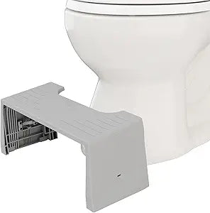 Squatty Potty Porta-Squatty Folding Travel Bathroom Toilet Stool 7" Gray