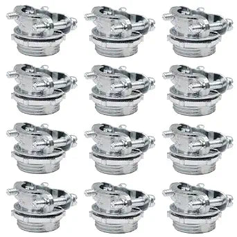 Bonsicoky 12 Pcs 3/4 Inch Clamp Type Cable Connectors