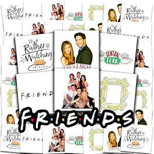 Friends Tattoos for Kids Party Favors Bundle - 72 Pc Individual Tattoos