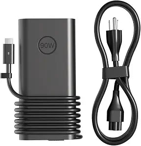90W USB C Charger Compatible with Dell Latitude 5411 5421 5431 5521 5531 7410 Pro 13 14 16 Inspiron 14 16 Plus 7420 7430 7440 7630 7640 2in1 Precision 3470 3570 3571 5770 Laptop Power Adapter