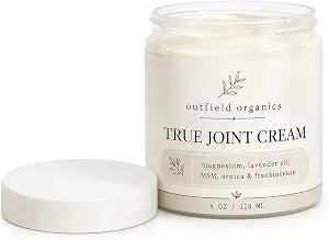 Outfield Organics True Joint Cream, Magnesium, MSM & Arnica, 4 oz