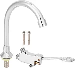 Foot Pedal Faucet Kit, Copper ABS 24 cm Pedal