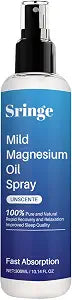 Pure Magnesium Oil Spray for Muscle Comfort, Fast-Absorbing Magnesium Spray for Daily Relaxation & Stress Support, Natural Formula, 10.14 FL OZ