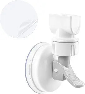 BlingKingdom Suction Cup Shower Head Holder, 360 Swivel, Repositionable