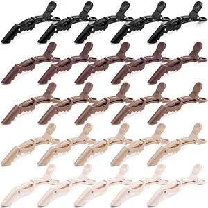 Needbrock 25 Pcs 4.5 In Alligator Hair Clips for Styling Sectioning Salon