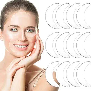 Syhood Silicone Eye Wrinkle Pads Reusable Under Eye Patches,Transparent