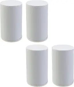 4pcs Self-Adhesive Sofa Lifts Carbon Steel Table Risers, Height 4"