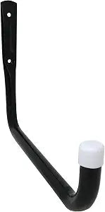 Shepherd Hardware 8091E Heavy Duty Steel 10-Inch Garage Storage Utility Hooks, 4 Pack, Black