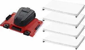 SHUR-LINE Paint Edger Pro 2008145 with Four Edger Pad Refills 2001044 for Corners, Clean Lines, Ceilings, Doors & Low Profile Moldings