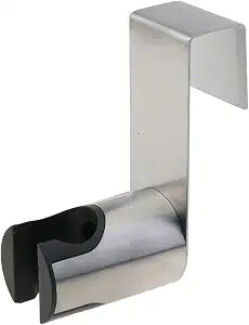 DGZZI Hole Free 304 Stainless Steel Shower Bracket Bathroom Fittings Mounting Base Suitable for Handheld/Sitz Bath Shower Head