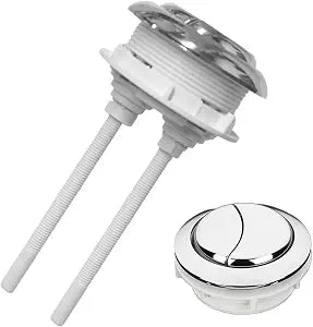 58mmToilet Tank Push Button Toilet Button Dual Push Flushing Toilet Button Toilet Button Valve Replacement Kit with Thread Diameter,for Glacier Bay Aquasource TOTO, American Standard(2.2 inch)