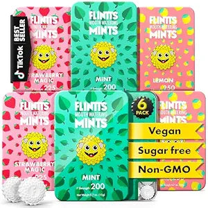 Flintts Mints After Party Pack Mouthwatering Mints for Dry Mouth Relief