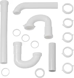PlumbCraft 15-Piece Bathroom Sink Drain Repair Kit, Universal Fit