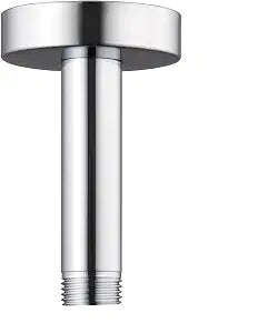 Ceiling Mount Shower Arm with Flange Rain Shower Arm Extension for Fixed Shower Heads Bathroom Shower Arm Replacement,3 Inch Chrome