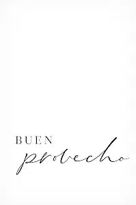 Trademark Fine Art Canvas Wall Art - Rosana Laiz Blursbyai 'Buen provecho' Wall Art for Living Room, Bedroom, or Office Dcor