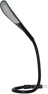 USB Reading Lamp with 14 LEDs Dimmable Touch Switch and Flexible Gooseneck for Notebook Laptop, Desktop, PC and MAC Computer + On/Off Setting (14 LED, Black)