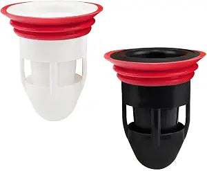 2PCS Rubber Anti-Odor Shower Drain Shower Waste Drain Anti-Clogging Sewer Drain Core for Bathroom Kitchen