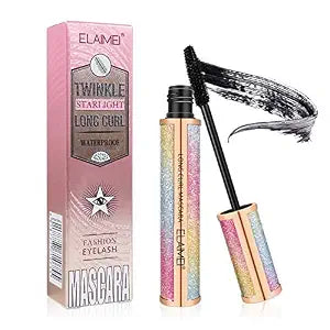 Mascara Cream Waterproof, Intense Length, Beauty Big Eye, Volume & Definition, No Smudging, No Clumping Lasting All Day, Black, Dermatologist & Ophthalmologist Tested
