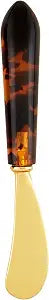 Mud Pie Point Tortoise Acryl Spreader; 5 1/2"