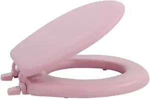 Soft Standard Vinyl Toilet Seat, Tea Rose, 17 in